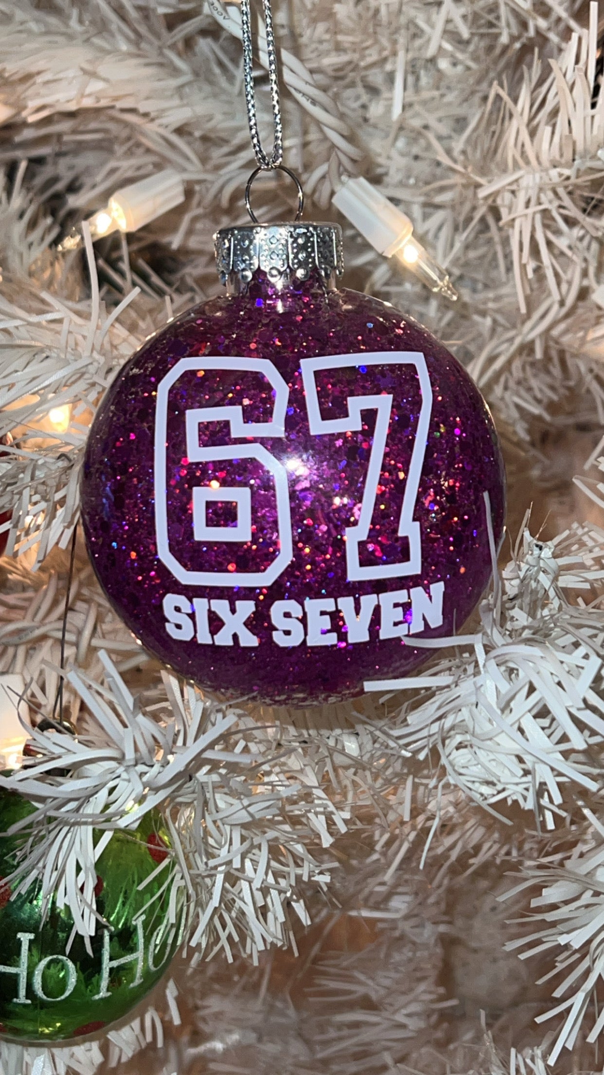 Personalized Six Seven Ornament