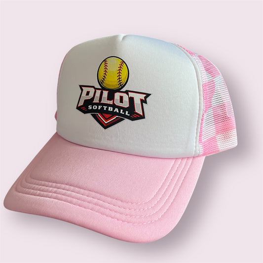 Pilot Checker Trucker Hat