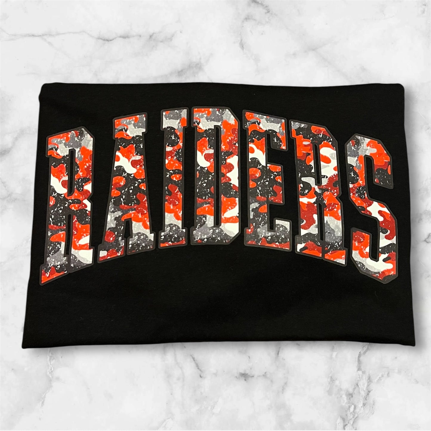 Red/Black Raider Camo