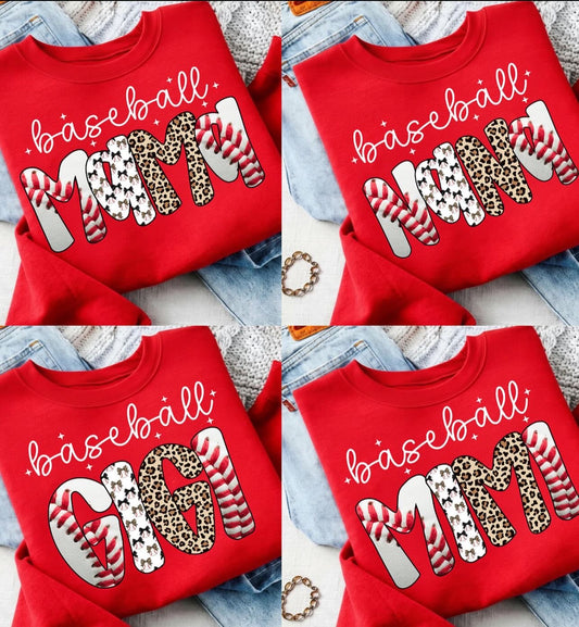 Baseball Mama,MiMi, Nana, or GiGi