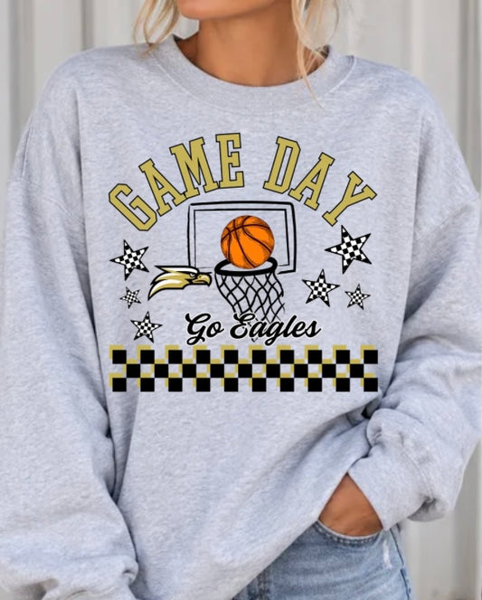Checkered Eagles with Eagle Mascot