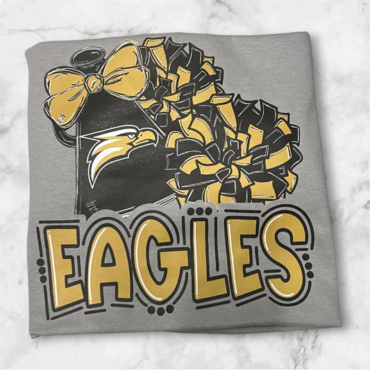Eagles Cheer with Mascot