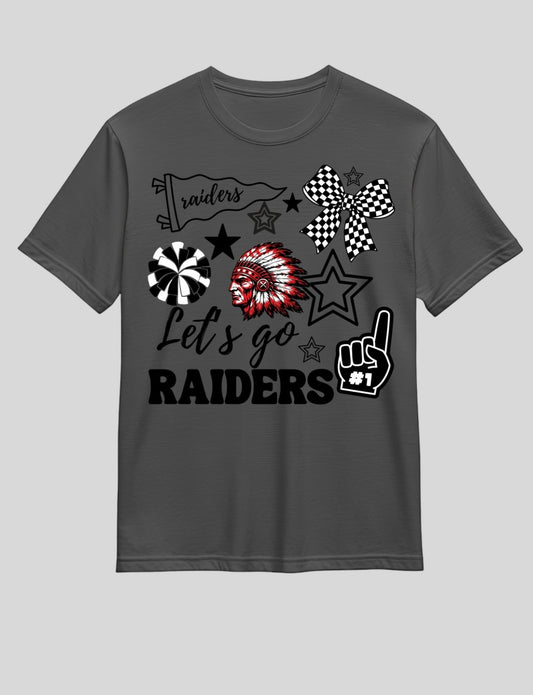 Custom Let’s Go Raiders Sports Tee