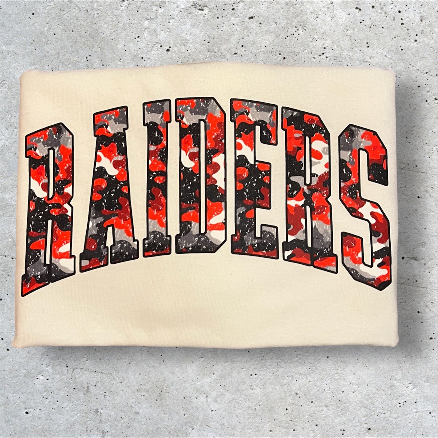 Red/Black Raider Camo