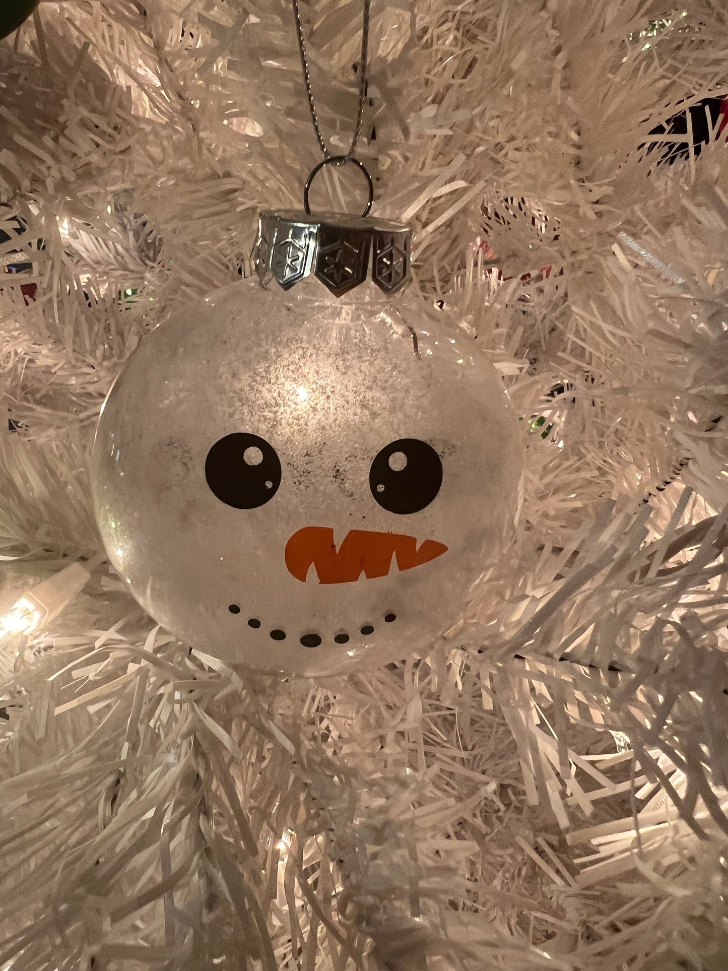 Personalized Snowman Ornament