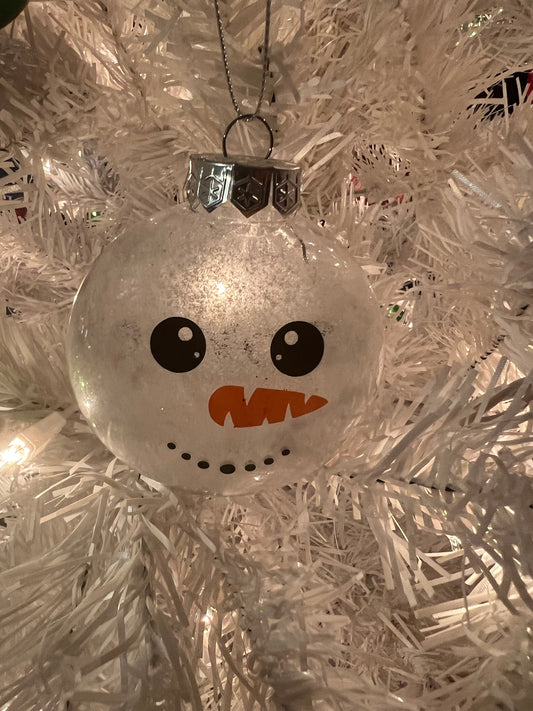 Personalized Snowman Ornament